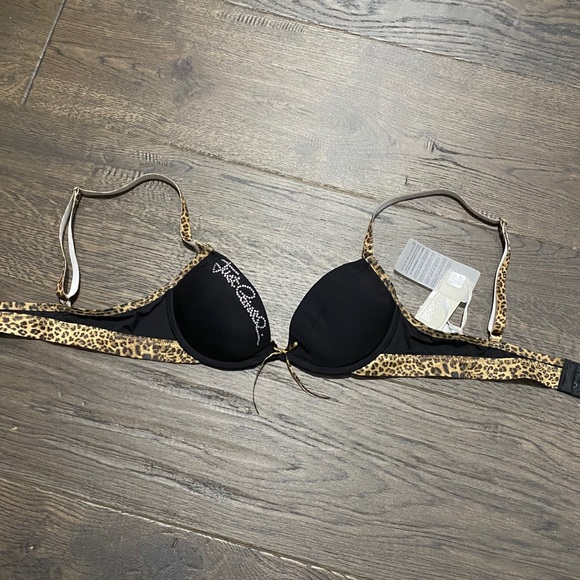 NWT- JUST Cavalli rhinestone push up bra - Picture 2 of 7